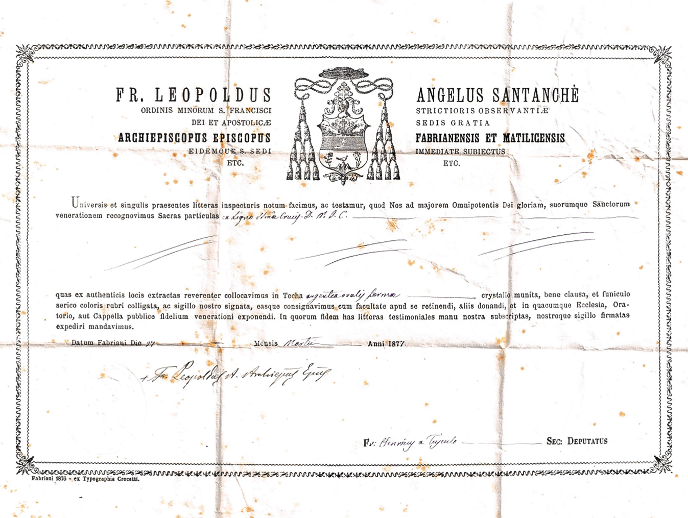 exlignosantissimacrucis